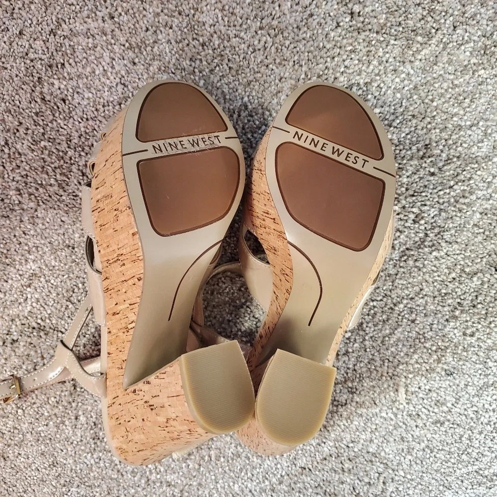 Nine west chunky heels